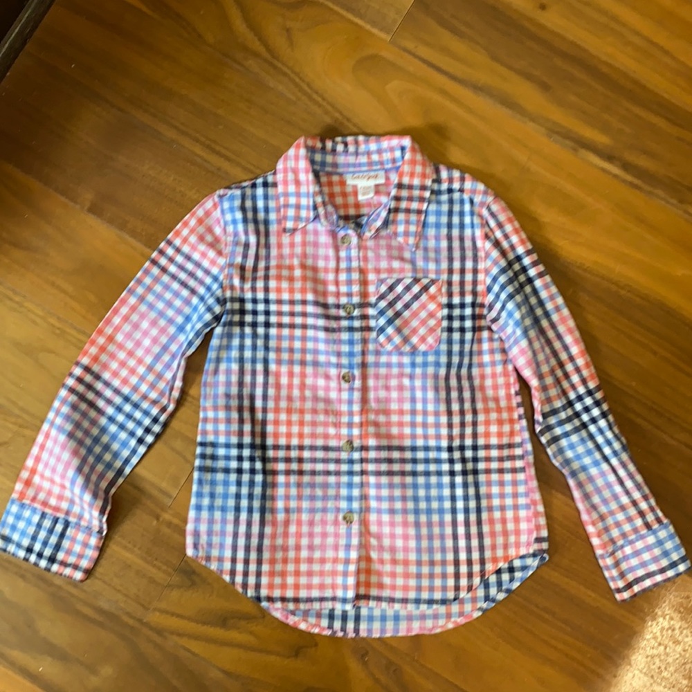 Cat & jack Button down size small (6)